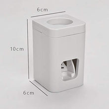 DWW Portaspazzolino Automatico Dispenser per dentifricio Set Antipolvere Super appiccicoso a Ventosa a Parete per Bambini spremiagrumi dentifricio per Il Bagno di casa