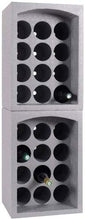 Talous Portabottiglie BuonVino 35x29,5x50 cm - scaffale di polistirolo per bottiglie - impilabile - per 12 bottiglie