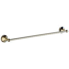 ZLININ Y-longhair Mensola Bagno Europeo In Ottone Retrò Oro Portasciugamani Singolo Pole Hardware Accessori Da Bagno