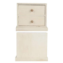 Asixxsix Portagioie, Organizer in Legno, Elegante Bello con cassetti Pratico in Legno Semplice per L'Ufficio in casa