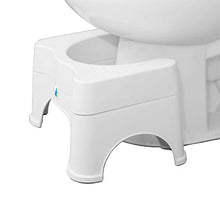 Sgabello da toilette con gradino accovacciato, vasino da bagno antiscivolo, l'originale sgabello da toilette da bagno squatty holz mette il tuo corpo in una posizione accovacciata naturale ottimale
