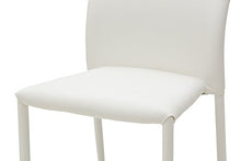 White loft, Set di 4 Sedie, Metallo, Bianco, 44x57x87 cm