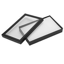 Roberee Scatola portaoggetti - Scatola portaoggetti Porta Gioielli Floccato a 36 Scomparti Scatola portaoggetti per Orecchini Pendenti Organizer(Bianca)