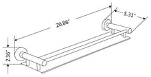 ZYNSGYYS Mensola Doccia Scaffale da Bagno Intero in Acciaio Inox 304 Scaffale da Bagno da Bagno da 19,6 Pollici (Oro) 1221