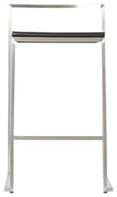 Tabouret de bar empilable format moyen METO (NOIR)