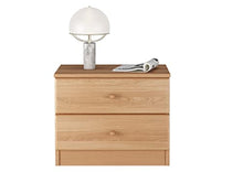 Erst-Holz Comodino a 2 cassetti in Faggio massello 90.20-K38