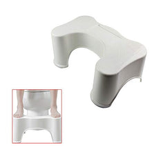 Fetcoi Sgabello per WC per bambini, aiuto medico, aiuto per la saliva salute, sedile WC, sgabello per il bagno, bianco