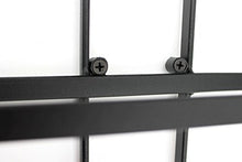 DanDiBo Scaffale Vini Scaffale a Parete Dies 116 cm in Metallo per 10 Bottiglie Supporto Bottiglie Porta Bottiglie 11699