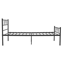 EGGREE Letto Singolo Letti Metallo Piazza Strutture Letto Cornice a Forma di Cuore per Bambini o Adulti 90X190cm