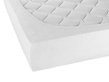 Biberna 0012344 Lenzuolo Frottee-Stretch (Altezza Materasso max. 22 cm) 1X 180X200 cm > 200X200 cm, Bianca
