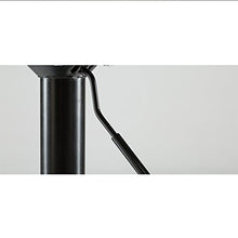 ZHJING Seggiola da Bar for Il Tempo Libero Bar Sedie, sgabelli Alti, può Essere sollevato e abbassato di Rotazione Continentale Caffetteria Bar Reception Sedia (Color : Black)