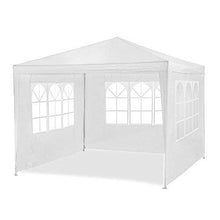 HG® Tenda da giardino 3 x 3 m, impermeabile, per campeggio, eventi, con tubi in acciaio, materiale stabile e di alta qualità