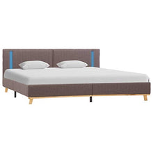 SKM Giroletto con LED Grigio Talpa in Tessuto 160x200 cm (27.45kg)