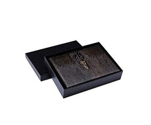 NIHAOA Accessori del Sigaro Corrosione Cigar Humidor Cedar Coccodrillo di Legno in Pelle goffratura Cigar Box con l'igrometro capacità 20 Buon apporto di umidità