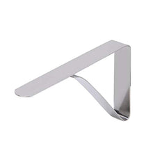 Wifehelper 4pcs Clip di tovaglia Antivento in Acciaio Inox Clip tovaglia Tavolo Morsetti di Copertura per la casa Cena a Buffet