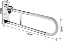 Maniglioni da bagno Non Slip pieghevole Supporto maniglia della guida, servizi igienici di sicurezza Grab Bar Premium corrimano Bagno Maniglia, Rust and Wear Balance Resistente Assist Accessori da bag