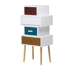 ZHongWei-- Armadietto della Camera da Letto - Cassetto Tipo Semplice Moderno Cassetti personalità Creativo Cabinet Cabinet Cabinet (Size : 45 * 34 * 90cm)