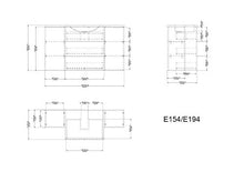 Set mobili bagno Emilia premontato , armadietto a specchio a LED, rovere chiaro
