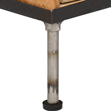 FAMIROSA Cassettiera 45x35x106 cm in Legno Massello di Mango