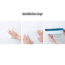 CArkio Mensole Bagno,Materiale PP Ecologico,mensole Bagno,Bagno di casa,mensole Cucina,mensole portaoggetti a Parete Senza perforazioni.
