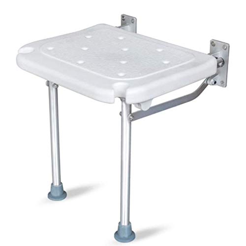 Z-SEAT Sgabello da Bagno Sgabello da Bagno Pieghevole Bianco Sedile a Muro Corridoio d'ingresso Sgabello da Doccia per Bagno Sgabello da Parete Sedia da Bagno con Fessura p