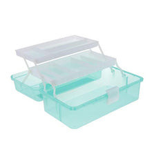 Dailymall Cassetta Portautensili A Tre Strati per Cassetta degli Attrezzi per La Casa - Verde, 315x170x145mm