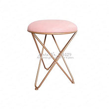 LILICEN 30% 1b Soggiorno Sofà Poggiapiedi Sgabello Sgabello Trucco Sgabello Sgabello Stile Europeo Iron Art Shoes Shoes Bench Camera da Letto Tavolino e Sedia (Color : Color)
