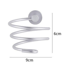AGGF Mensola da Bagno Mensola da Bagno in Alluminio Mensola da Parete Asciugacapelli Rack Stoccaggio Supporto per asciugacapelli Supporto a Spirale
