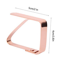 Tiffasha Clip per tovaglie - 4 Pezzi Clip per tovaglie in Acciaio Inossidabile Morsetti per tovaglia Antiscivolo