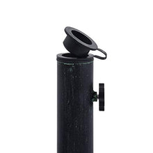 Festnight Base per Ombrellone in Ghisa 9 kg 40 cm Supporto Tenda Parasole Verde