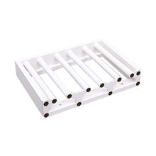 GZA Titolare della Tazza Creativo Capovolto Bicchiere da Vino Titolare Famiglia Appeso Bicchiere di Vino Cremagliera in Legno Solido Semplice Portabicchieri (Size : 35.5 * 25cm)