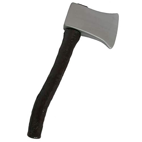 NUOBESTY Ascia di Halloween Ascia di Plastica Asso Trucco Puntelli Divertente Giocattolo Horror Simulazione Ascia Corta per Forniture per Feste in Costume Cosplay