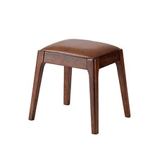 EXCLVEA Sedile per Trucco per Camera da Letto Vanity Sgabello, Trucco Dressing Gambe feci con Rubberwood, Panca Imbottita (Colore : A1, Dimensione : 42x36x38cm)