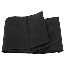 Tarente Tavola Rotonda Copertura Antipolvere Esterna Impermeabile coperture Giardino Patio mobili (Nero)