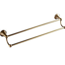 LCSD scaffali del Bagno Portasciugamani da Parete Moderno con Doppio Montaggio a Parete in Ottone Anticato da 1pc
