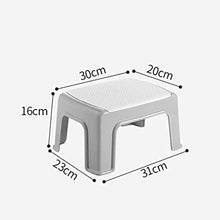 AYHa Doccia Sgabello donne incinte con disabilità Anziani Bagno Anti-Slip Sgabello fumetto di Bath bambini Sgabello domestica Stool,Nero,33 cm