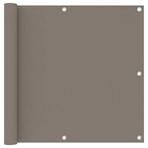 vidaXL Paravento da Balcone Talpa 90x500 cm Tessuto Oxford