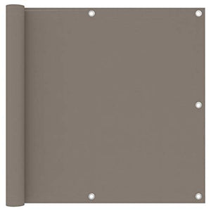 vidaXL Paravento da Balcone Talpa 90x500 cm Tessuto Oxford