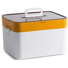 Medicina Di Sicurezza, La Droga Di Grande Capienza Portatili Organizzatore Casa Facile Da Armadietto Mossa Medicina Cassetta Di Pronto Soccorso / Scatola Per Vacanze E Arzneimittelbox,Giallo