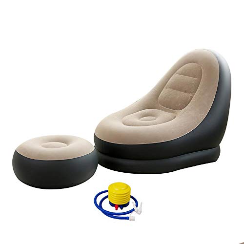 Divano gonfiabile portatile Divano letto Sacco a pelo Gonfiabile Airbag Lazy bag Mobili da spiaggia Divano da giardino Gonfiatore da giardino Divano da esterno