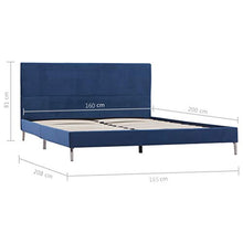 SKM Giroletto Blu in Tessuto 160x200 cm (26.75kg) Blu-0954