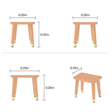 Sgabello in Legno massello Nordico casa Salotto Piccola Panca Rete Scarpe Rosse Panca Sgabello Sedia in Legno massello per Creare Una Pratica e Selvaggia Copertura del Piede Color Rame