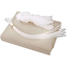 YUANBIAO Protezione Privacy 0.9x3.5m Vento Antipioggia Telo Oscurante Balcone Installazione Facile per recinzioni da Giardino, Balcone, Marrone Chiaro