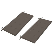 vidaXL Panca da Giardino con Cuscino Talpa 240 cm in Massello di Teak