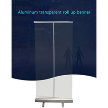 JMAR Rullo Pop-up Protettivo Banner Roll-up per Schermo Sicuro E Trasparente, Utilizzato nel Dialogo di Isolamento degli Uffici del Centro Commerciale, Espositore Trasparente Anti-Caduta