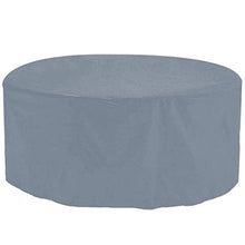 YULIAN Copertina di mobili Terrazza Rotonda 140x110 cm, Mobili da Giardino, Terrazza Giardino Mobili Covers Covers e Sedie Inverno Crocths, Grigio