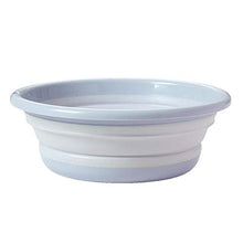 Portable Lavabo Bagno Pieghevole Lavabo Tondo per la Lavanderia Camping Viaggio, Verde M