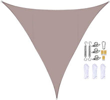 Triangolo Ombreggiante,Tenda Da Sole Impermeabile Tettuccio Per Protezione Solare Con Kit Di Fissaggio A Fune,Rete Ombreggiante Per Tettoia Da Esterno Giardino Patio Piscina Campeggio,A,4 * 4 * 4m