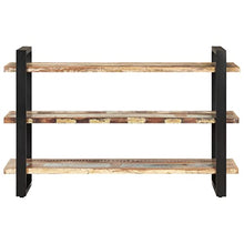 vidaXL Credenza con 3 Ripiani 120x40x75 cm in Massello di Recupero