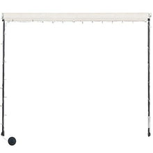 UnfadeMemory Tenda da Sole Retrattile con LED Resistente all'Acqua e ai Raggi UV 200x150 cm Crema